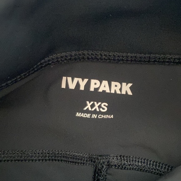 Ivy Park Black Stretch Leggings Size XXS - Picture 4 of 10